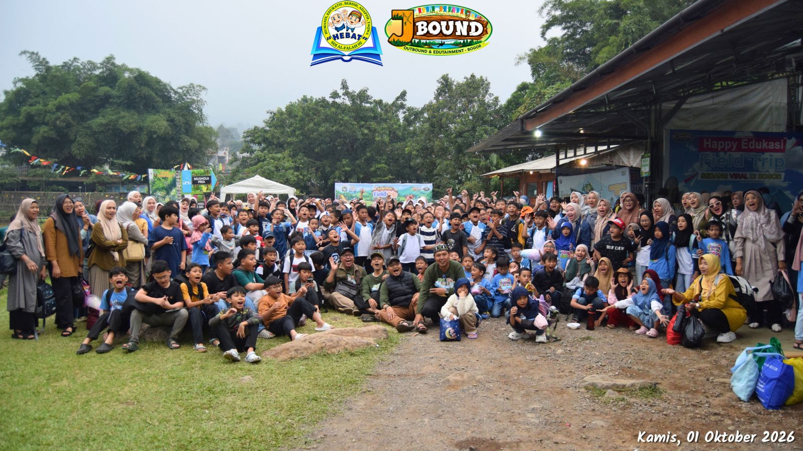Serunya Field Trip SDI Al-Falah 02 Pagi ke JBound, Ciapus Bogor