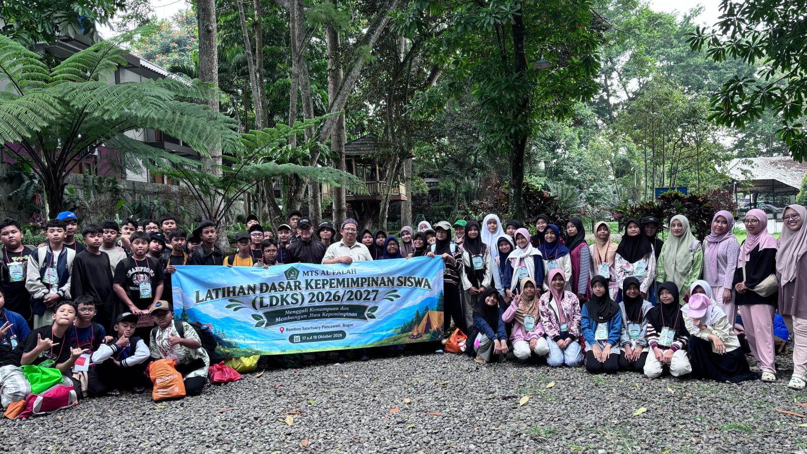 Gali Potensi dan Jiwa Leadership, MTs Al Falah Ajak Murid Kelas 7 Belajar dari Alam di LDKM 2026