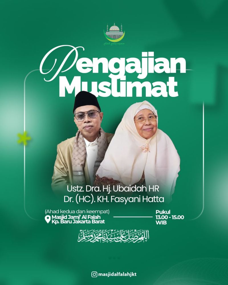 Jadwal Taklim Mingguan Masjid Jami Al-Falah
