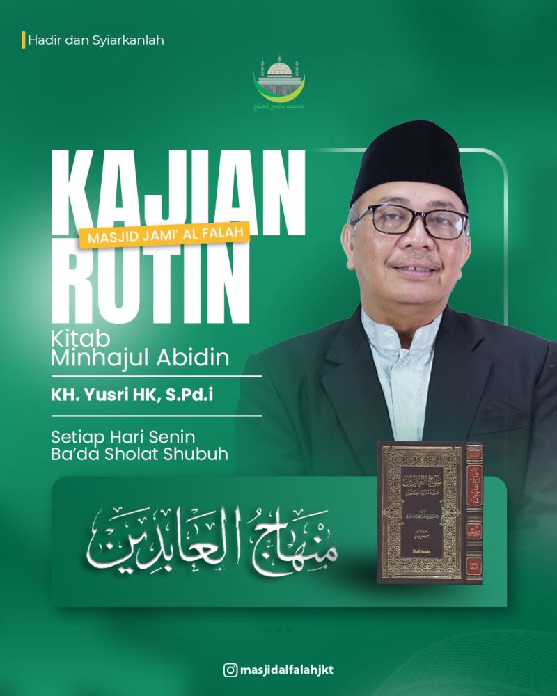 Jadwal Taklim Mingguan Masjid Jami Al-Falah