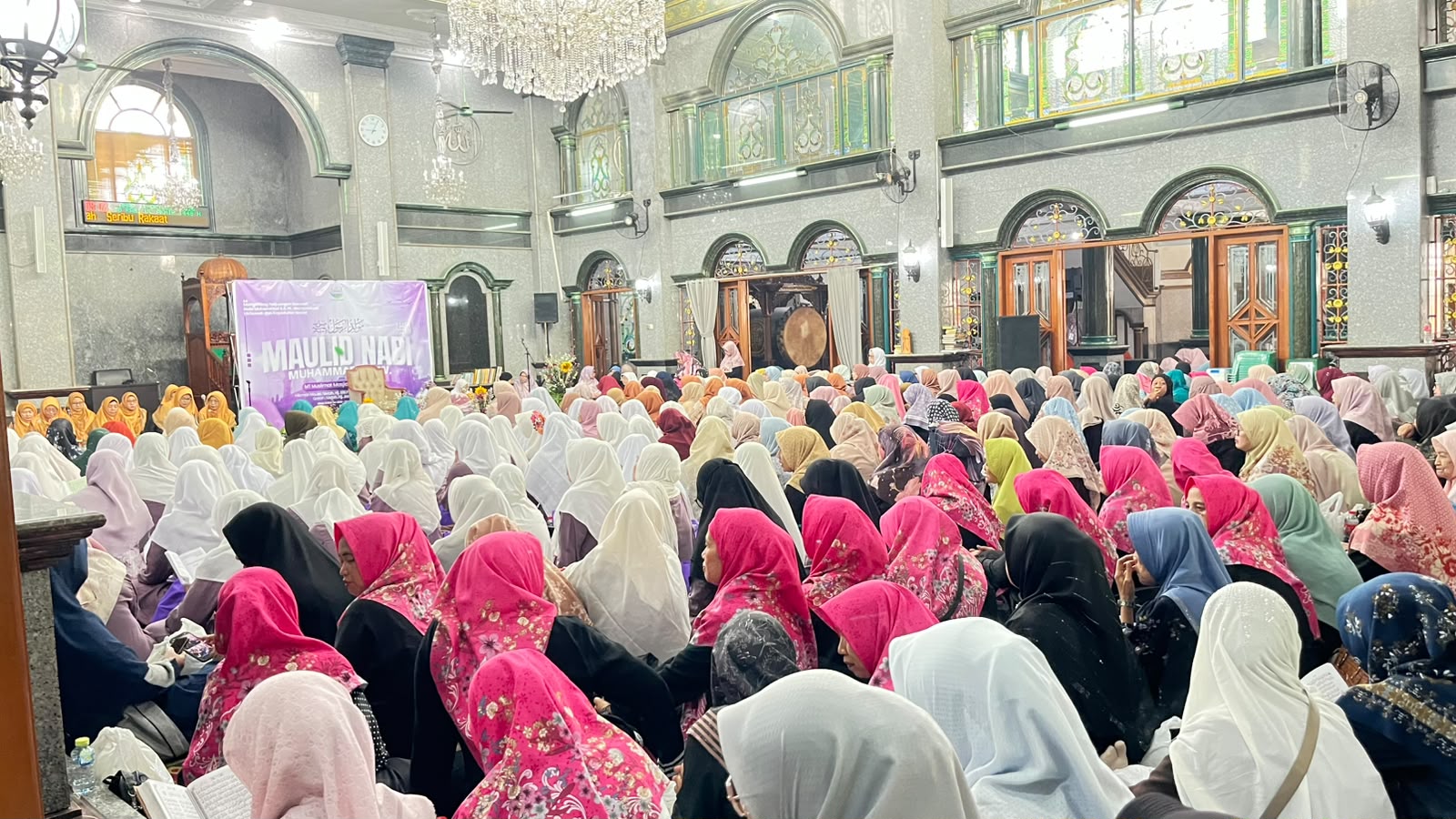 Maulid Muslimat Masjid Jami Al-Falah: Rasulullah Sebenar-benar Panutan 